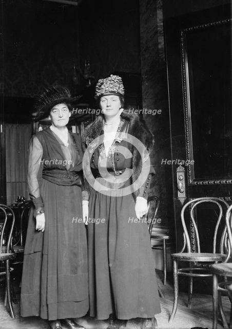 Mrs. Juliette Gordon Low (left) Mrs. Arthur O. Choate (Anne Hyde Choate)...between c1915 and c1920. Creator: Bain News Service.