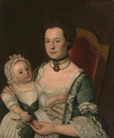 Mrs. Jacob Hurd and Child, ca. 1762. Creator: William Johnston