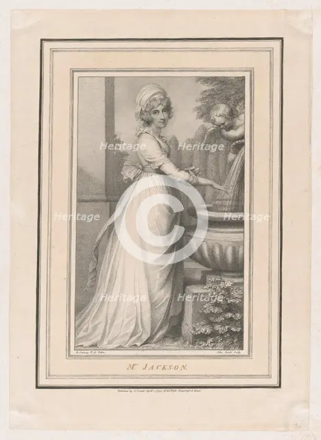 Mrs. Jackson, April 1, 1794. Creator: John Conde.