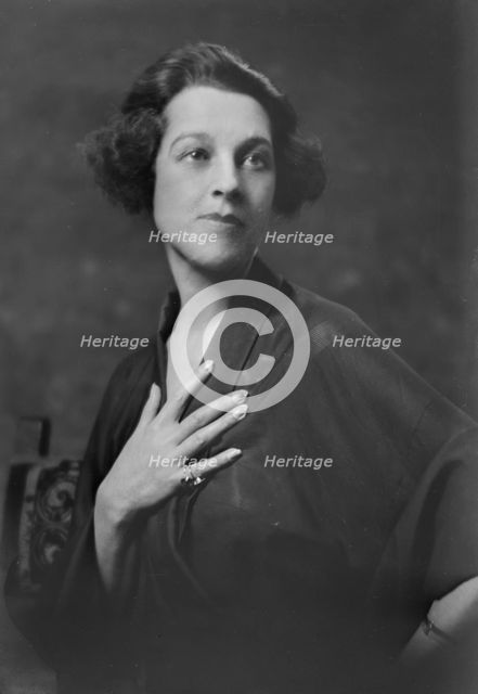 Mrs. James Bush, portrait photograph, 1919 Nov. 18. Creator: Arnold Genthe.