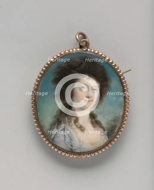 Mrs. James Bleecker (Elizabeth Garland Bache), ca. 1788. Creator: John Ramage.