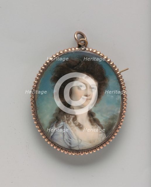 Mrs. James Bleecker (Elizabeth Garland Bache), ca. 1788. Creator: John Ramage.
