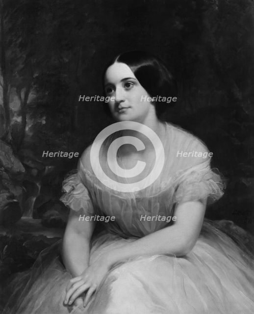 Mrs. James Clinton Griswold, 1854. Creator: Charles Loring Elliott.