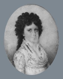 Mrs. James G. Almy (Myra Eliot), ca. 1798. Creator: Edward Greene Malbone