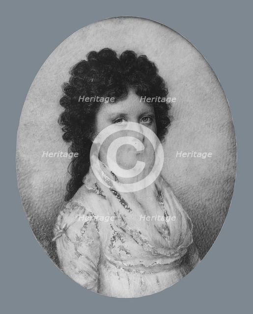 Mrs. James G. Almy (Myra Eliot), ca. 1798. Creator: Edward Greene Malbone.