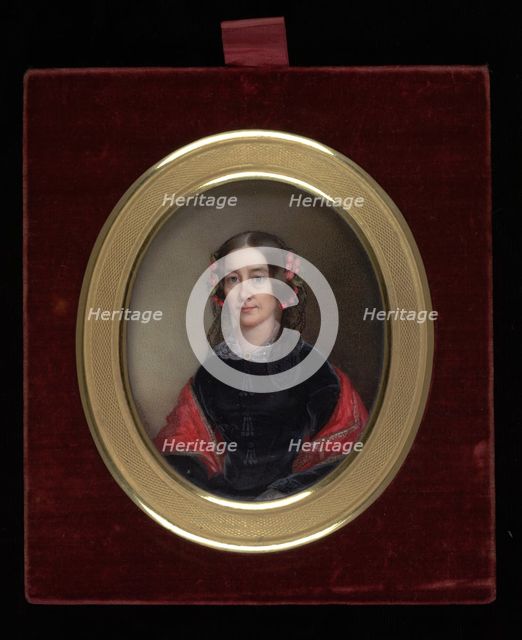 Mrs. James Suydam (Charlotte Heyer), 1859. Creator: John Carlin.