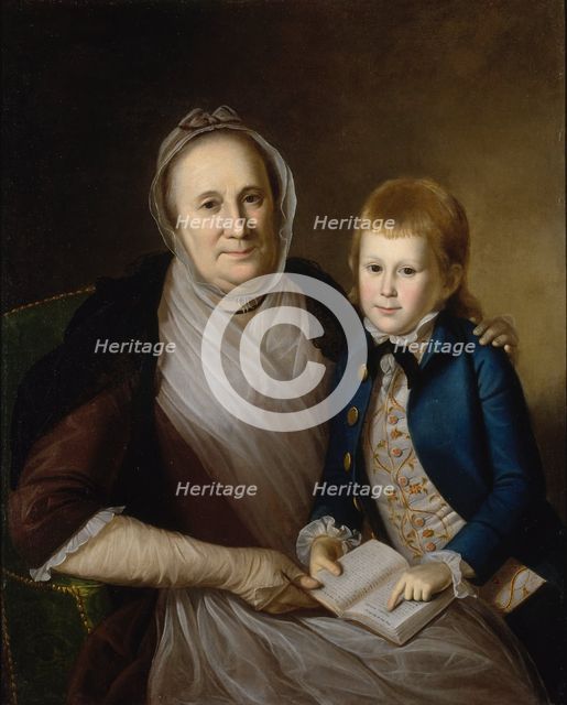 Mrs. James Smith and Grandson, 1776. Creator: Charles Willson Peale.