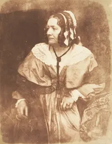 Mrs. Jameson, 1843-47. Creators: David Octavius Hill, Robert Adamson, Hill & Adamson