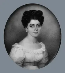 Mrs. Jean Pierre Barre, 1825-30. Creator: Charles Fraser