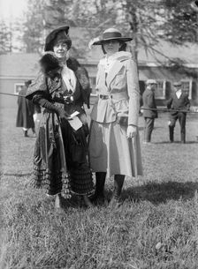 Mrs. Joe Widener & Fifi, between c1915 and c1920. Creator: Bain News Service