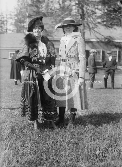 Mrs. Joe Widener & Fifi, between c1915 and c1920. Creator: Bain News Service.