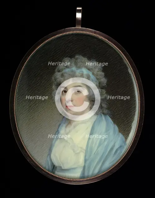 Mrs. John Corlis (Susannah Condé Russell), 1795. Creator: Edward Greene Malbone.