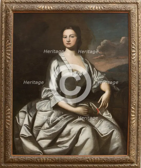 Mrs. John Banister, 1748. Creator: Robert Feke.