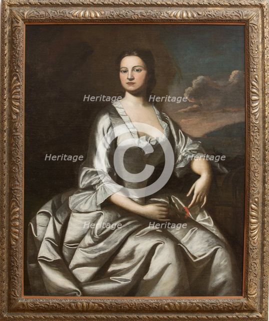 Mrs. John Banister, 1748. Creator: Robert Feke.