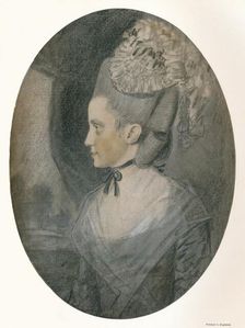 Mrs. John Mortlock (Nee Harrison) c1780. Artist: John Downman