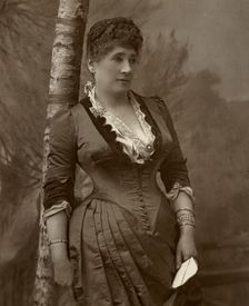 Mrs John Wood, British actress and theatre manager, 1888. Artist: Ernest Barraud
