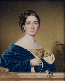 Mrs. John Wood Dodge (Mary Louise Dodge), 1836. Creator: John Wood Dodge