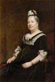 Mrs John Webster, 1888. Creator: William Carter