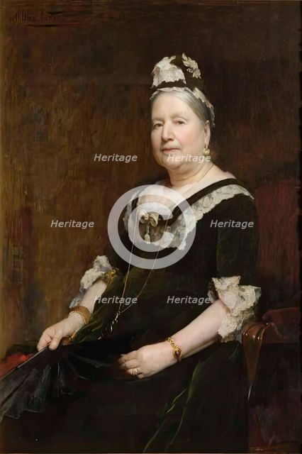 Mrs John Webster, 1888. Creator: William Carter.