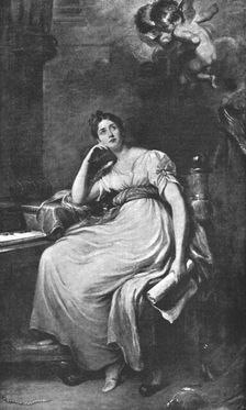 'Mrs. John Williams at St. Cecilia; after Sir Thomas Lawrence, P.R.A. 1891. Creator: Thomas Lawrence