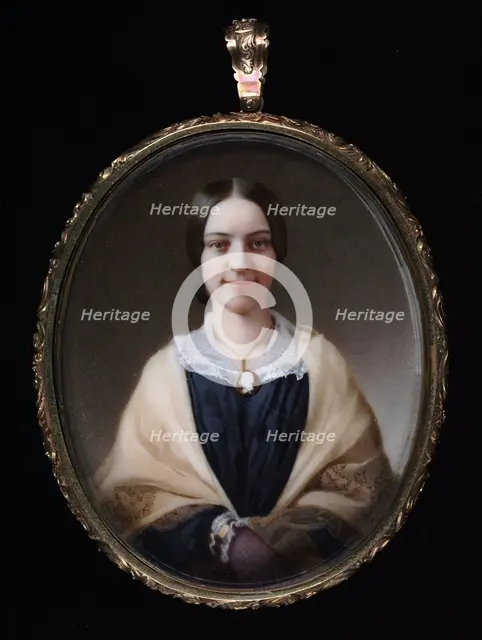 Mrs. John Willis Ellis (Mary White), 1846. Creator: John Henry Brown.