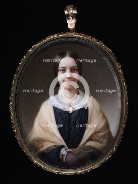Mrs. John Willis Ellis (Mary White), 1846. Creator: John Henry Brown.