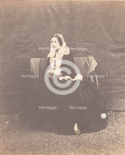 Mrs. Kennedy, ca. 1858. Creator: Horatio Ross.