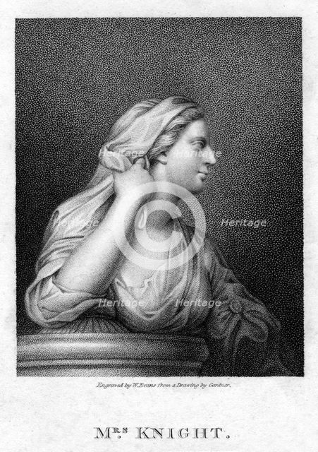 Mrs Knight, Singer and favourite of Charles II, c1750-1780.Artist: W Evans