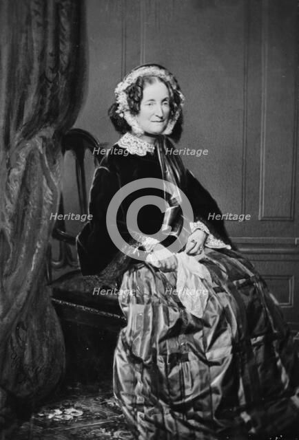 Mrs. Lydia H. Sigourney, between 1855 and 1865. Creator: Unknown.