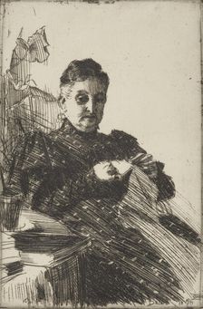 Mrs Lamm, 1894. Creator: Anders Leonard Zorn