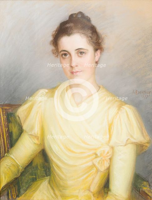 Mrs Lamberg, née Kjellberg, 1897. Creator: Albert Edelfelt.