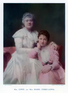 Mrs Lewis (Kate Terry) and Miss Mabel Terry-Lewis, British actresses, 1901.Artist: Window & Grove