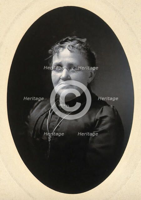 Mrs Lizzie Hill, c1870s. Creator: Ramsdell Studio.