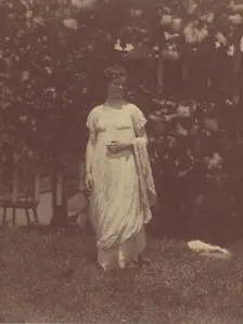 [Mrs. Louis Kentin in Empire Dress], 1880s., 1880s. Creator: Thomas Eakins