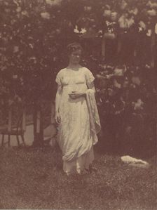 [Mrs. Louis Kentin in Empire Dress], 1880s., 1880s. Creator: Thomas Eakins