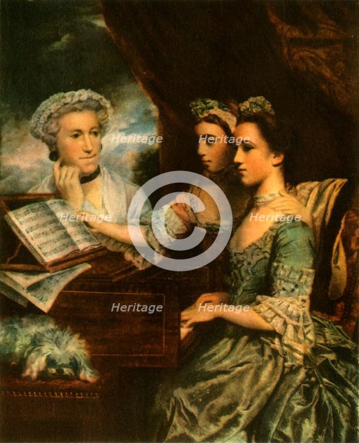 Mrs Paine and her Daughters, c1767, (1942). Creator: Sir Joshua Reynolds.