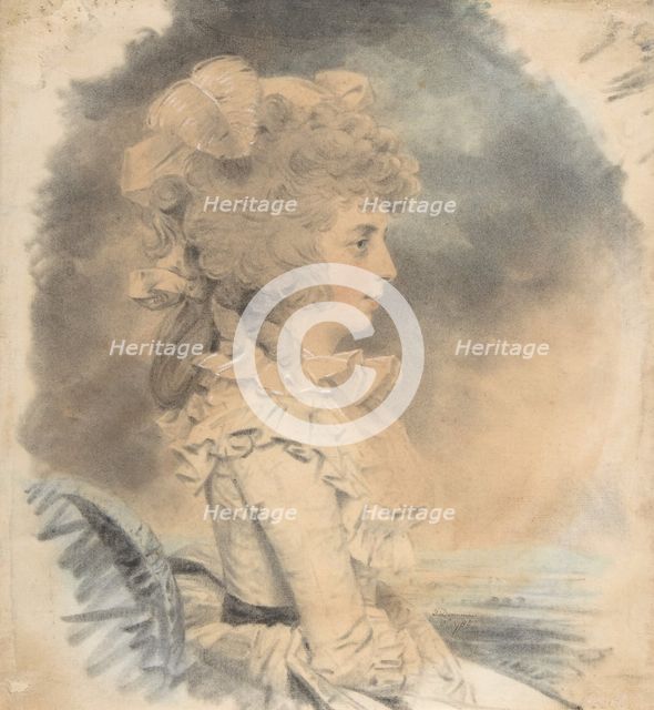 Mrs. Palmer, 1785. Creator: John Downman.