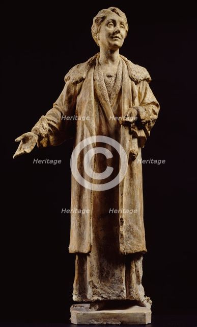 Mrs Pankhurst, c1930. Creator: Arthur George Walker.
