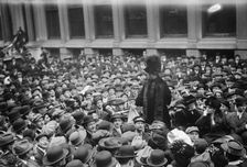 Mrs. Pankhurst in Wall St., 1911. Creator: Bain News Service