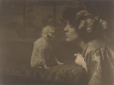 Mrs Patrick Campbell, 1902. Creator: Arnold Genthe