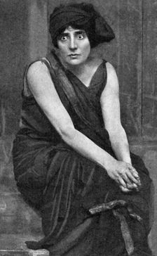 Mrs Patrick Campbell, British stage actress, in the role of Electra 1908 (1951)