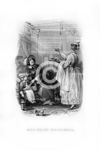 'Mrs Pell's Pilgrimage', 1872. Artist: C Burt