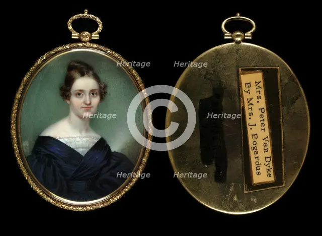 Mrs. Peter Van Dyke, ca. 1835. Creator: Margaret Bogardus.