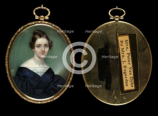 Mrs. Peter Van Dyke, ca. 1835. Creator: Margaret Bogardus.