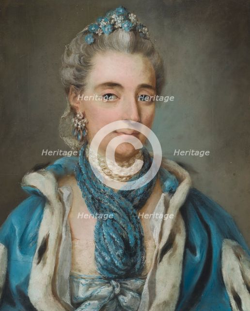 Mrs Petronella Schützer, née Psilanderhjelm, c1750s. Creator: Gustaf Lundberg.
