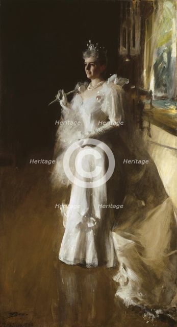 Mrs. Potter Palmer, 1893. Creator: Anders Leonard Zorn.