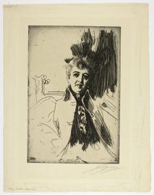 Mrs. Potter Palmer, 1896. Creator: Anders Leonard Zorn