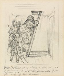 "Mrs. Pottles cant abide a Crowd". Creator: John Leech (British, 1817-1864)