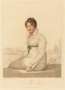 Mrs. Q., 1820. Creator: William Blake