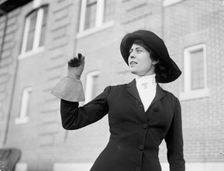 Mrs. R.C. Burleson, Suffragist - 1913. Creator: Harris & Ewing